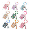 oly-3c69c9dd65dcfd2ff4005ef6c07553fd Wholesale Pastoral Floral Print PU Leather Card Holder Wallet Keychain Trendy Bag Charm Accessory
