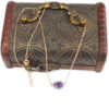 Wholesale Natural Agate Pendant Necklace Cross Chain Handmade Fashion Jewelry Accessory