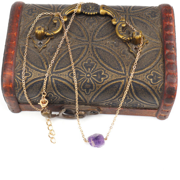 Wholesale Natural Agate Pendant Necklace Cross Chain Handmade Fashion Jewelry Accessory