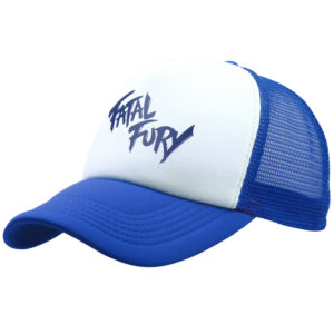 Royal blue mesh cap + blue lettering / Adult average size (58cm adjustable)