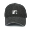 oly-3cc3a5e52d2411435372b54d4814ecb6 Wholesale Denim NYC Embroidered Baseball Cap Curved Brim Adjustable for Resale
