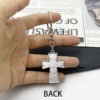 oly-3ccda7d7fd8944d54c8c54a88d6d3a93 Wholesale Punk Gothic Red Cross Pendant Keychain Bag Charm Car Key Accessory