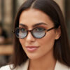 oly-3cdd515702c177bec078ea76ebf8ae36 Wholesale Trendy Round Sunglasses Black Frame Gray Lens UV400 Travel Fashion Accessory