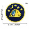 Wholesale Vintage Outdoor Embroidery Patch Set 20Pcs Camping Adventure Badge Trendy Fashion Accessory for Gift Giving