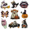 oly-3cf6d8f8dde9c529bafff30712e0b690 Wholesale Skull Pumpkin Embroidered Patch Decorative Fashion Accessory for Gift or Boutique
