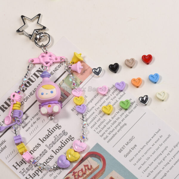 oly-3d14e45c1597d7ce975a117ff633a27e Wholesale Alloy Heart Spacer Beads for DIY Keychain Accessory