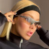 Wholesale Silver Mirror Goggles Windproof UV400 Unisex Trendy Outdoor Sports Sunglasses