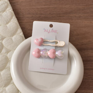 14# pink 4 love duck clip-2pcs