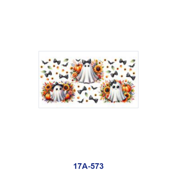 oly-3d2d1b0c1e72481617a82c823c27da08 Wholesale 5pcs Fall Halloween Bow Ghost Sunflower Pumpkin Butterfly Bat Mixed Decor Prints 16oz Cup UV DTF Wraps
