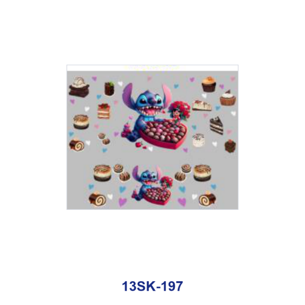 Wholesale 8pcs Cute Love Mini Cup Keychain Sticker