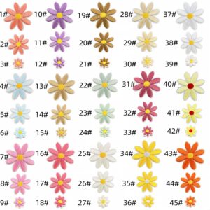 Flower patchwork set (45 pieces)