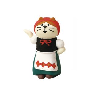 Dancing maid cat