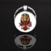 Wholesale Metal Keychain Flag Design Gift for Football Fans