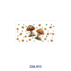 oly-3d9544cbd6582b1934b8ec4d8b3c99be Wholesale 5pcs Whimsical Watercolor Mushroom Wild Flower Jewel Gem Mixed Decor Prints 16oz Cup UV DTF Wraps