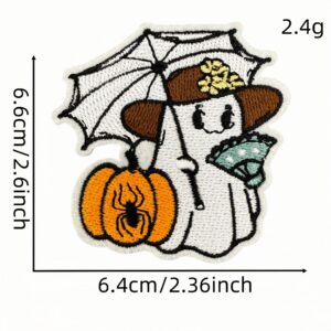 White ghost cloth patch 37 #
