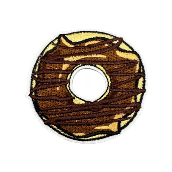 oly-3daa46a4b7f82c9af2aa5f9cc842ea03 Wholesale Polyester Thread Colorful Donut Iron-On Embroidery Patches for Sweaters