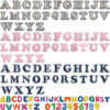 Wholesale Embroidered Letter Patches Polyester Thread Decorative Accent for Clothing Bags