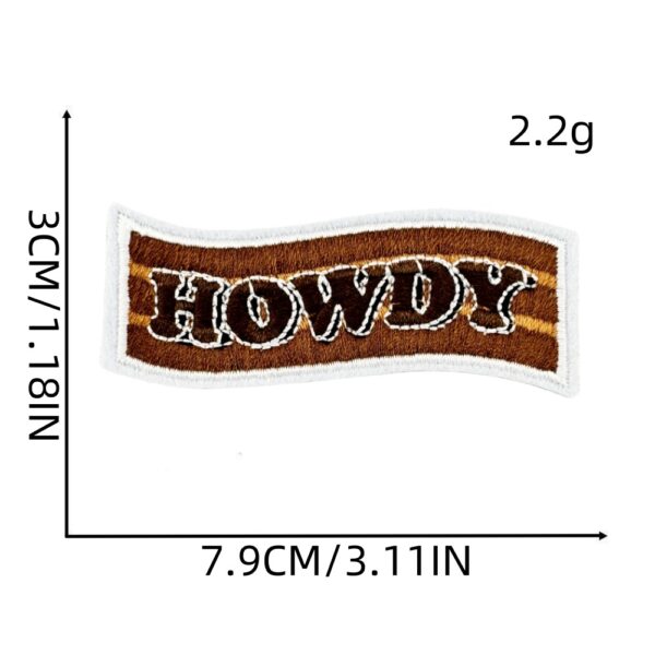 oly-3dfc093f4c89bb4514037f377d39410a Wholesale Polyester Thread Cartoon Anime Western Denim Embroidered Patch for Jacket Fashion Accessory