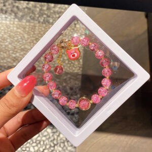 Strawberry Bear Crack Bracelet Boxed