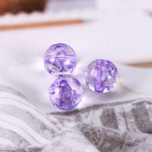 Purple / Size about 9.7×9.3mm/aperture about 2.1mm