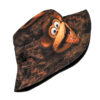 Wholesale Reversible Monkey Print Bucket Hat Trendy Sun Protection for Outdoor Beach Travel Resale Accessory