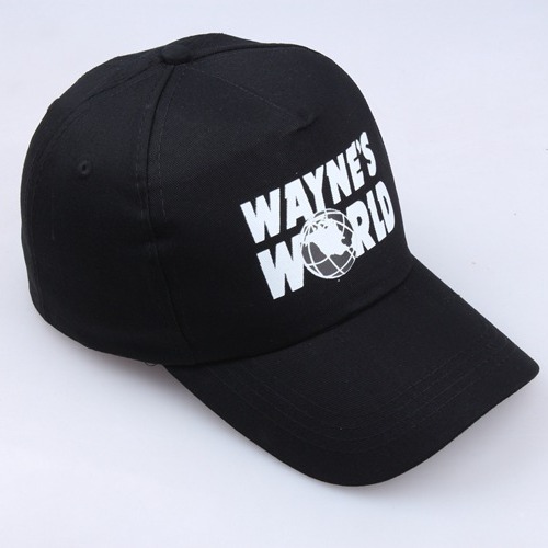 Wholesale Casual Wayne's World Printed Logo Baseball Cap Cotton Blend Sunshade Hat for Men Women OLY Exclusive
