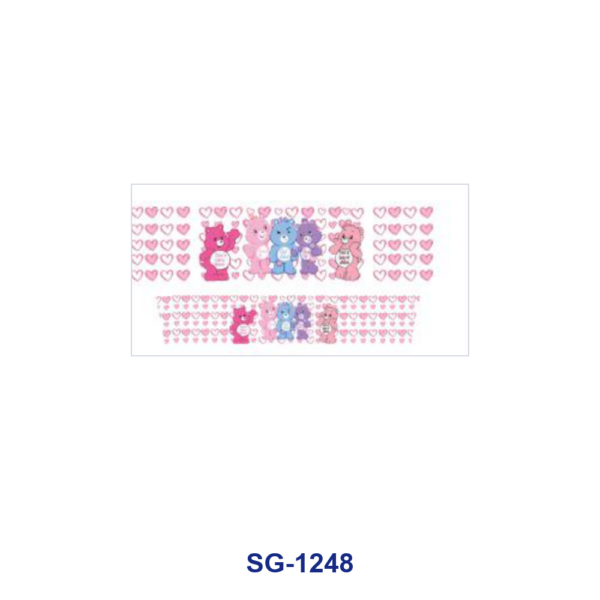 oly-3e57b1d527a7d63c156108d89691a935 Wholesale 8pcs Mixed Cartoon Dog Colorful Bear Anime Character Kitty Pocket Monster Print 3oz Cup Stickers Wrap OLY Exclusive