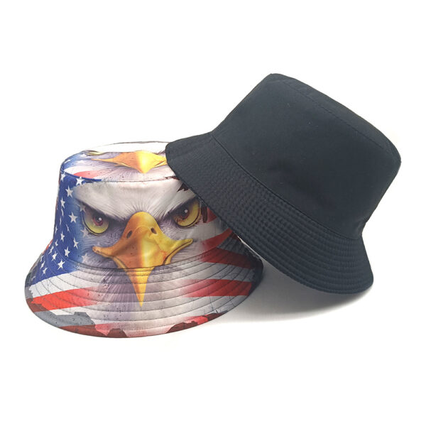 Wholesale Men's Eagle Flag Pattern Fisherman Hat Sun Protection Outdoor Casual