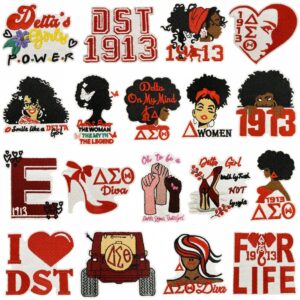 Sisterhood cloth patch set of 18 pieces