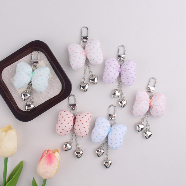 oly-3e67d044d2b7e07d30f98acbfd76afee Wholesale Fashion Bow Tie Silicone Keychain Bag Charm Phone Accessory