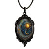 oly-3e7306efa23707356974c10866f9660f Wholesale Zinc Alloy Halloween Necklace Pendant Vintage Witch Life Tree Design Jewelry Accessory