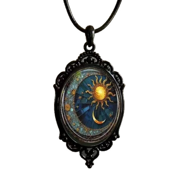oly-3e7306efa23707356974c10866f9660f Wholesale Zinc Alloy Halloween Necklace Pendant Vintage Witch Life Tree Design Jewelry Accessory