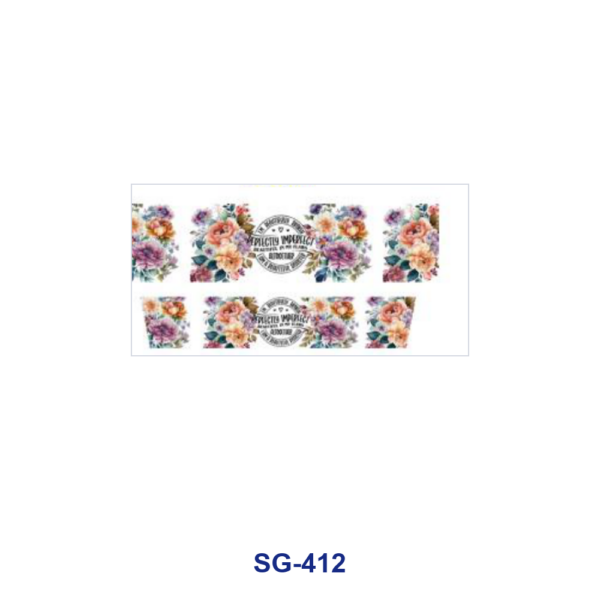 Wholesale 8pcs Colorful Wildflower 3oz Tumbler Stickers Wrap