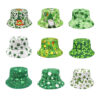Wholesale Chic Patrick's Day Double Sided Bucket Hat Unisex Sun Protection Fashion Accessory