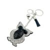 Wholesale Owl Rhinestone Tassel Keychain Bag Charm Decorative Accessory