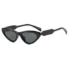 oly-3e7bb87e4e21f85392a66aa13232c58e Wholesale Retro Cat Eye Sunglasses UV400 Gray Lens Black Frame Fashion Accessory