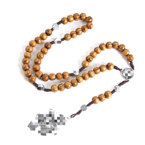 oly-3e83bdb11552da388cc4fd0c56394b29 Wholesale Forgiveness Cross Pendant Necklace Wooden Fashion Accessory Gift for Religious Decoration