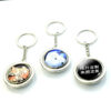 oly-3e8a6e3160536a4a654e56521feeb9bd Wholesale Glow in the Dark Zinc Alloy Round Keychain Custom Photo for Housewarming Gift Decorative Accessory