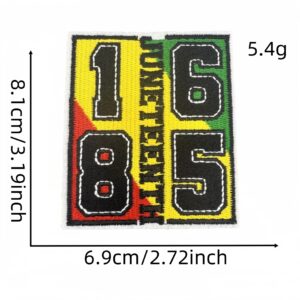 Colorful independence day cloth sticker 2#