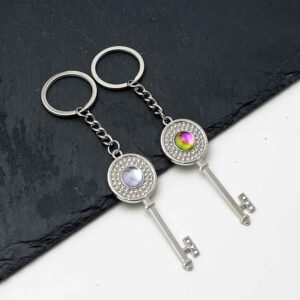 oly-3e968f752aa903479e79e731ac745675 Wholesale Metal Diamond encrusted Keychain Ins Style Trendy Design for Bag Car Key Fashion Accessory