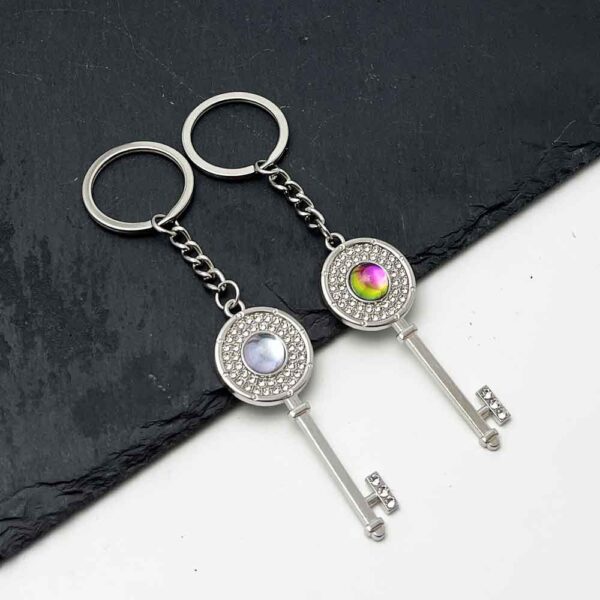 oly-3e968f752aa903479e79e731ac745675 Wholesale Metal Diamond encrusted Keychain Ins Style Trendy Design for Bag Car Key Fashion Accessory