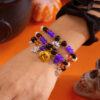 oly-3eab0811250d2376068431457dfd3534 Wholesale Halloween Cartoon Beaded Bracelet Set Witch Pumpkin Spider Wizard Hat Multilayer Stacking Alloy Women's Jewelry Accessory