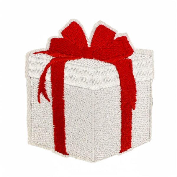Wholesale Ivory White Christmas Embroidery DIY Patch for Sweater Scarf Bag Decoration