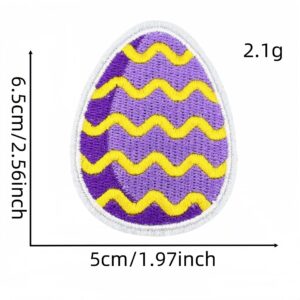 Easter egg cloth stickers 19#