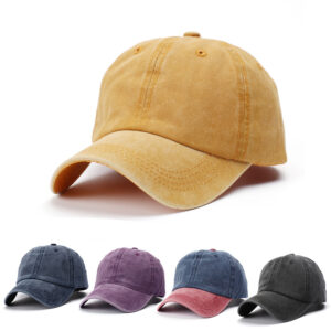 oly-3ebf111bac86ce13c200ebcad0e2f731 Wholesale Washed Denim Baseball Cap Adjustable Purple Windproof Summer Fashion Accessory