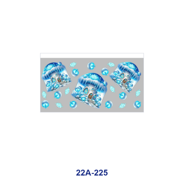 oly-3ec57b9ba04789410ac38c1f5c751d69 Wholesale 5pcs Winter Fairy Mushroom House Crown Crescent Moon Bow Checkerboard Mama Text Mixed Print 16oz Cup UV DTF Wraps