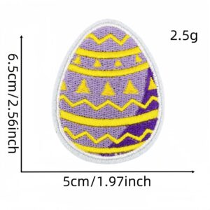 Easter egg cloth stickers 3#