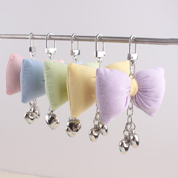 oly-3eebd9a7957b488b47fb01d52b28cc13 Wholesale Silicone Bow Keychain Fashion Accessory Pendant for Bags and Phones