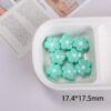 oly-3eec32f27276282ea5faddab6a5236a3 Wholesale Mixed Color Floral Acrylic Loose Beads for DIY Keychain Phone Strap Bag Charm Fashion Accessory
