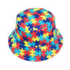 Wholesale Brick Pattern Double Sided Fisherman Hat Trendy Sun Hat Fashion Accessory for Gift and Boutique Resale